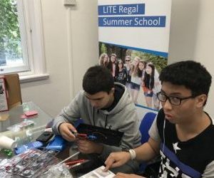 Lite Regal Students in Engineering Workshop - Best Summer School in the UK